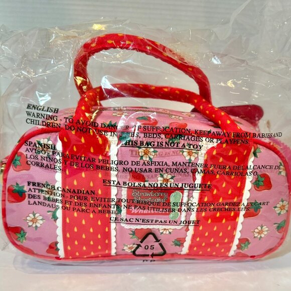 Whatever! Makes You Happy Strawberry Shortcake Mini Duffle CrossBody Bag BNWT - Picture 5 of 11